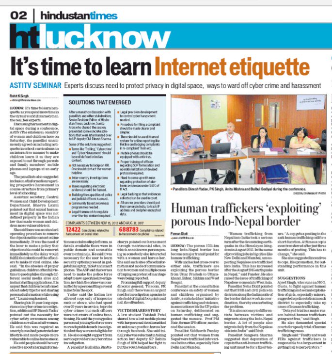ASTITV17's tweet photo. Thank you @htlucknow from the whole team of #astitv for being a part of the event. https://t.co/K2IwwXVnF7