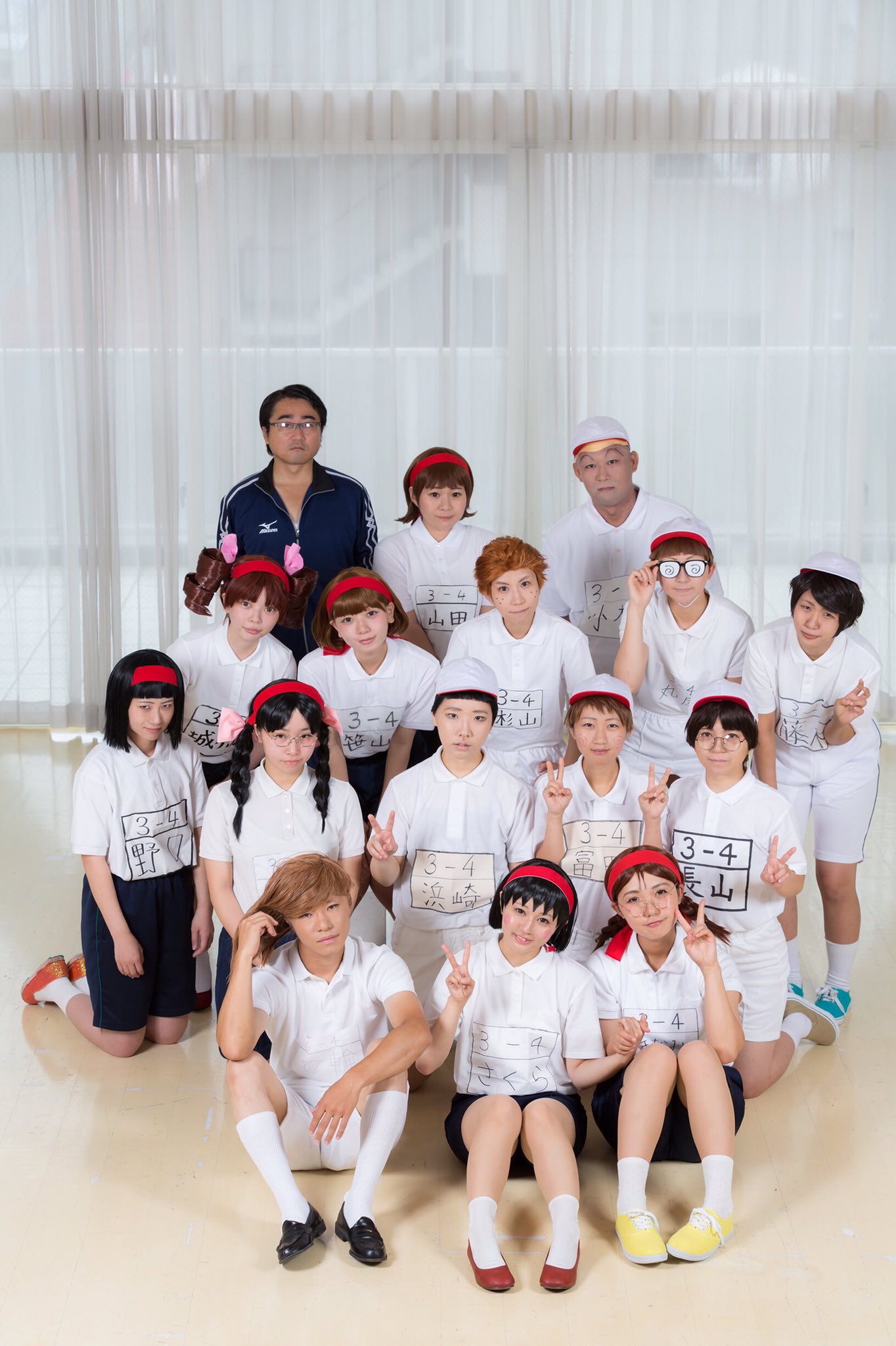 ট ইট র ふくべヱ ちびまる子ちゃん コスプレ 3年4組 0723ちびまぬ子併せ メンバー カメラマンはリプにて