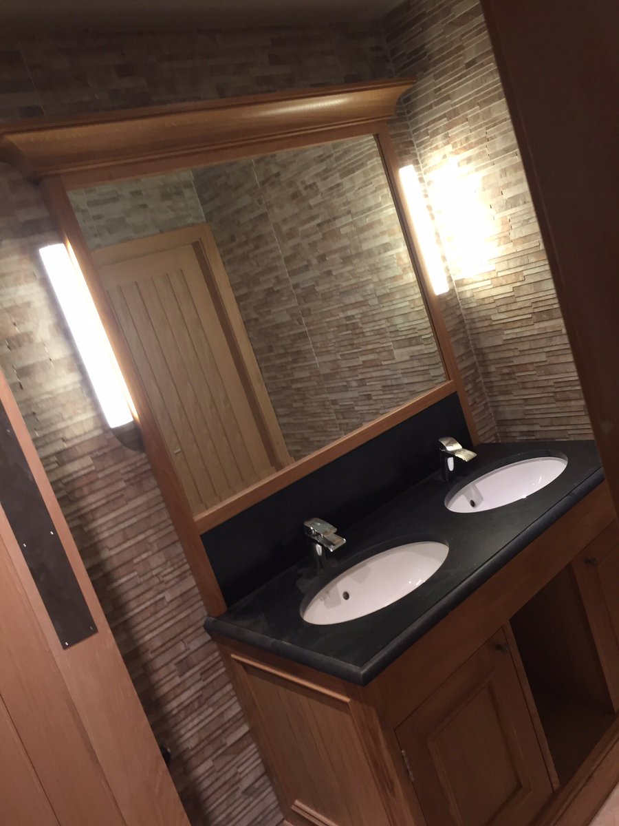 HS_Joinery's tweet photo. Ladies and gents vanities installed by @HS_Joinery @restmoorhall barn ready for clean down opening soon #bespokeJoinery #QualityInteriors https://t.co/ky8SDkAxCD
