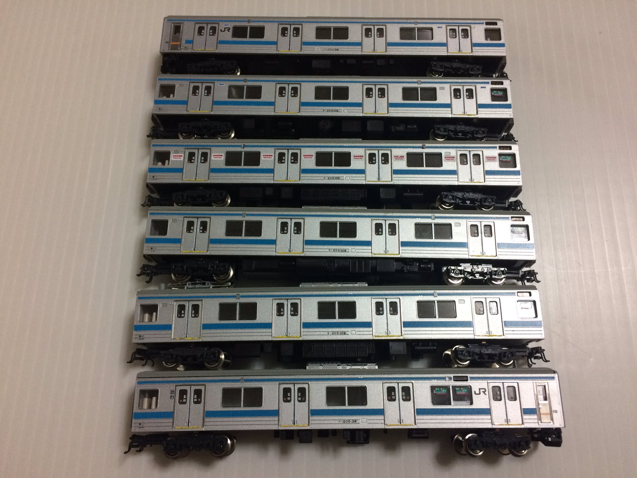 加工品 TOMIX 205系0番台 体質改善車 NE401編成 加工品 奈良線