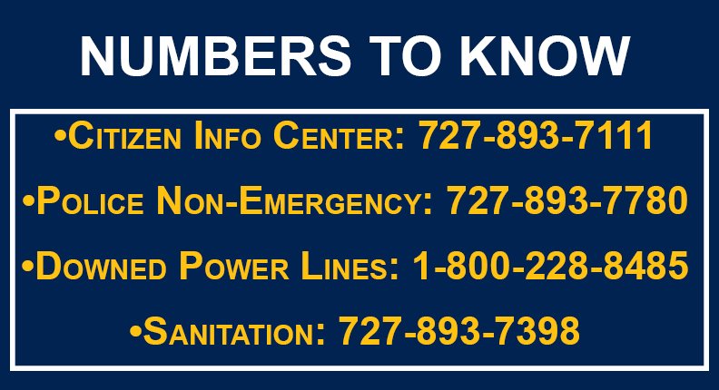 StPetePD's tweet photo. Important #'s to remember! If you need non-emergency police assistants please use our non-emergency line. Our call takers are ready to help! https://t.co/CbG5SwG3Ze