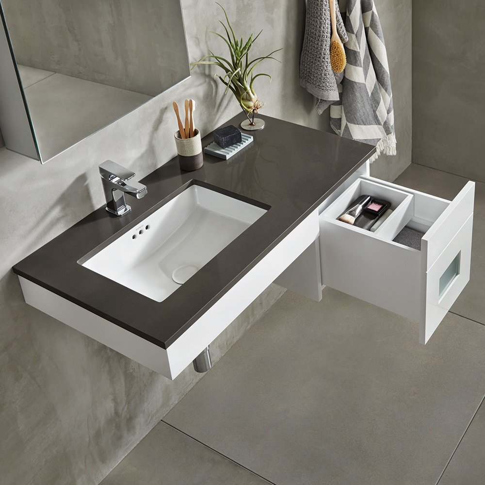 RonbowCorp's tweet image. Adina has soft full-extension drawers with dovetail construction. #RonbowVanities #BathroomVanities #FeaturesAndBenefits