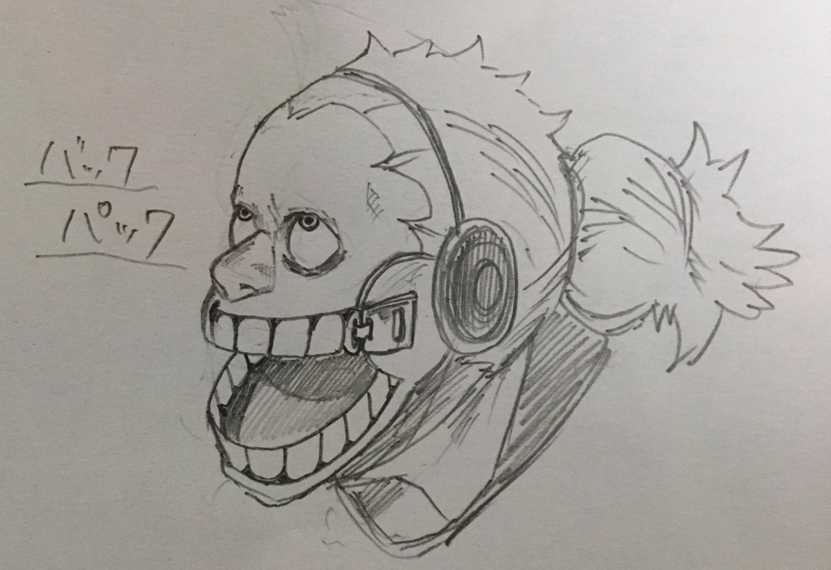 適当なフレーズからキャラデザインpart2
#落書き 