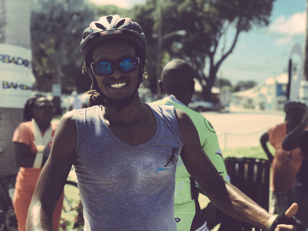 CycleBarbados's tweet photo. @bikecaribbeanbb's Randy (Gold Course finisher). This week, this man has showed our overseas guests @Barbados the way local cyclists 👀 it! 🤙 https://t.co/7OtjzGyrWm
