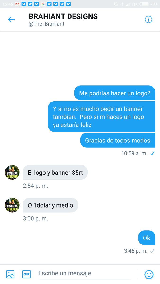 Porfavor retwitear para que @The_Brahiant  me haga un logo y un banner. 
35 RT 
Vamos darle caña!!!