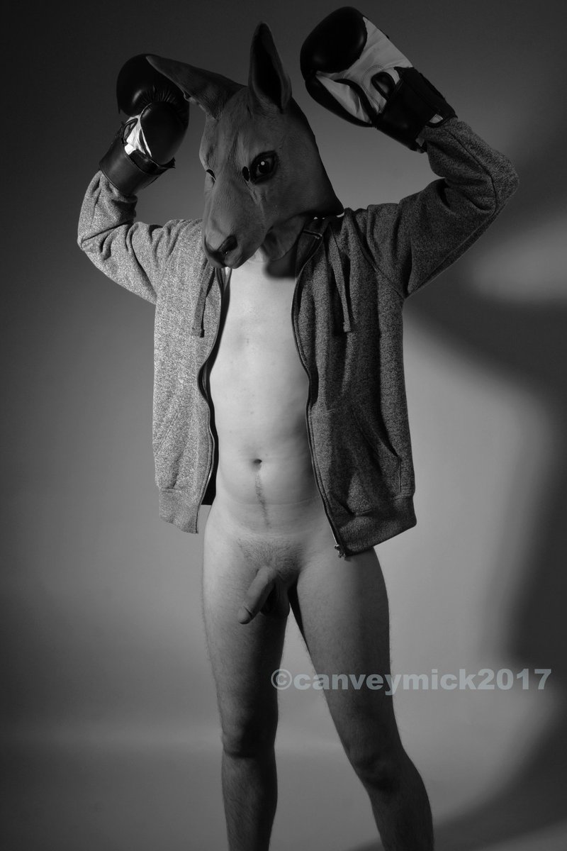 canveymick's tweet photo. Kangaroo #maskednudes https://t.co/VzjOjbAQ5b