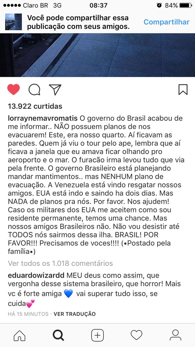 matheus_s97's tweet photo. #BrasileirosnoCaribe @MichelTemer @RedeGlobo @RedeTV @RecordTV_press https://t.co/MEyf3Vhobx
