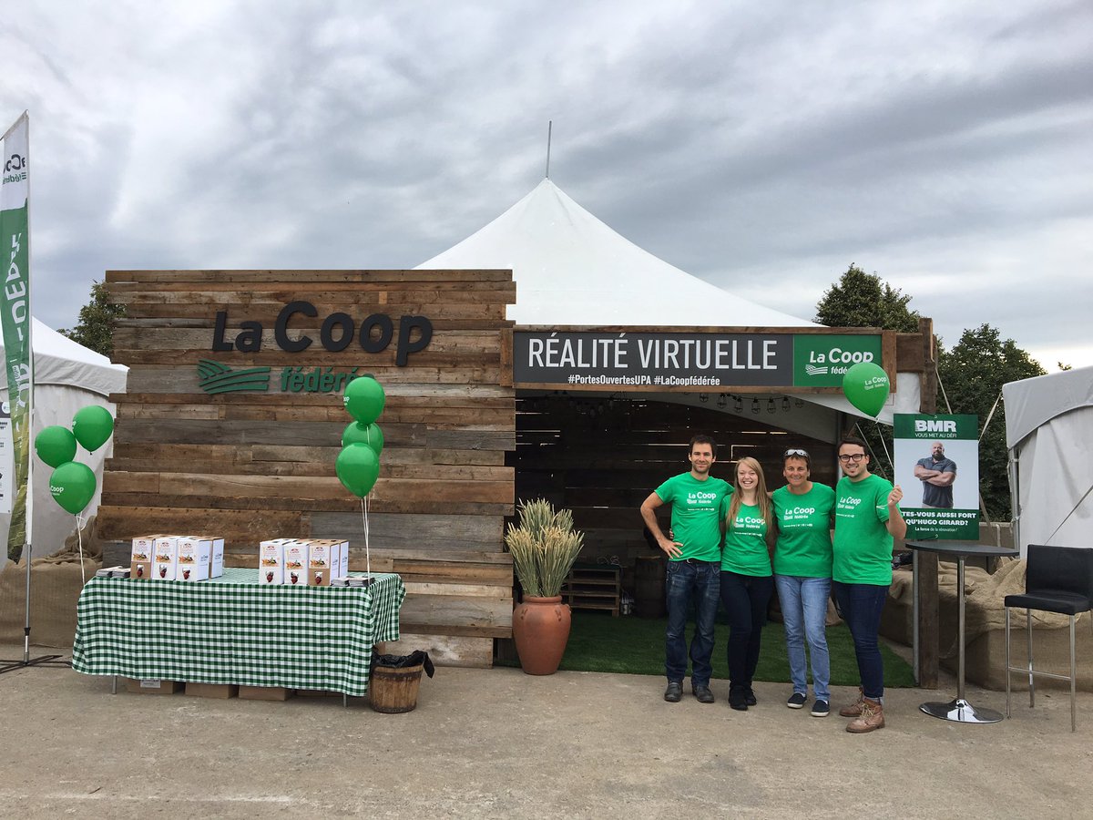 Venez vivre notre expérience de réalité virtuelle à l'occasion des #PortesOuvertesUPA au <a href="/parcolympique/">Parc olympique</a> à <a href="/Montreal/">Montréal</a> <a href="/upaqc/">UPA</a>💚👌🏻!