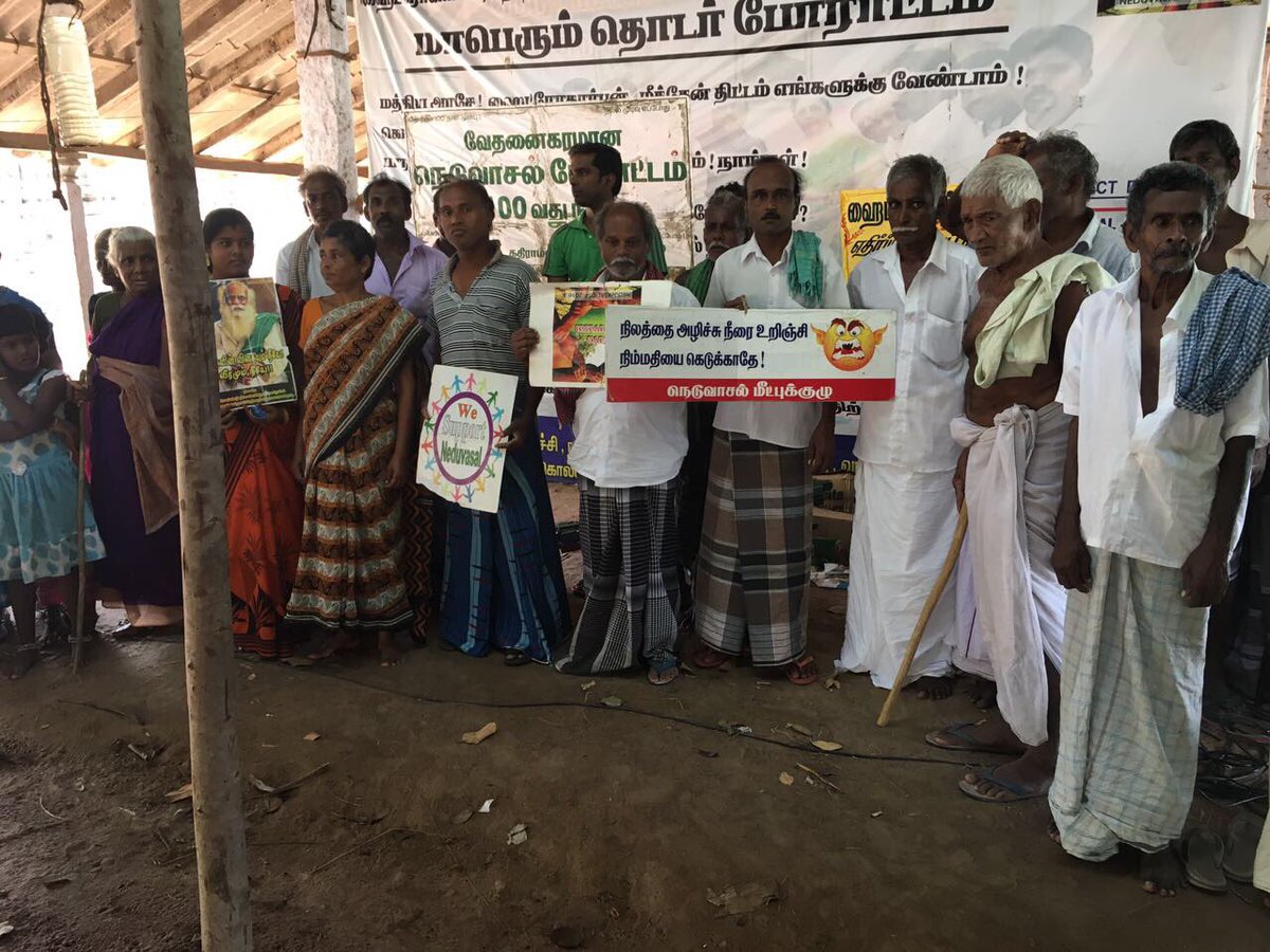 being_nimal's tweet photo. #NeduvasalProtest #Day152
மத்திய மாநில அரசுகளே புதிய இந்தியா பிறப்பதற்கு முன்னால் பழைய இந்தியாவில் வாழ்பவர்களை அழிக்கும் எண்ணமா? https://t.co/Zm4IMt7cgh
