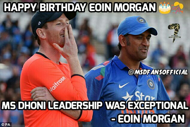 Happy Birthday Eoin Morgan 