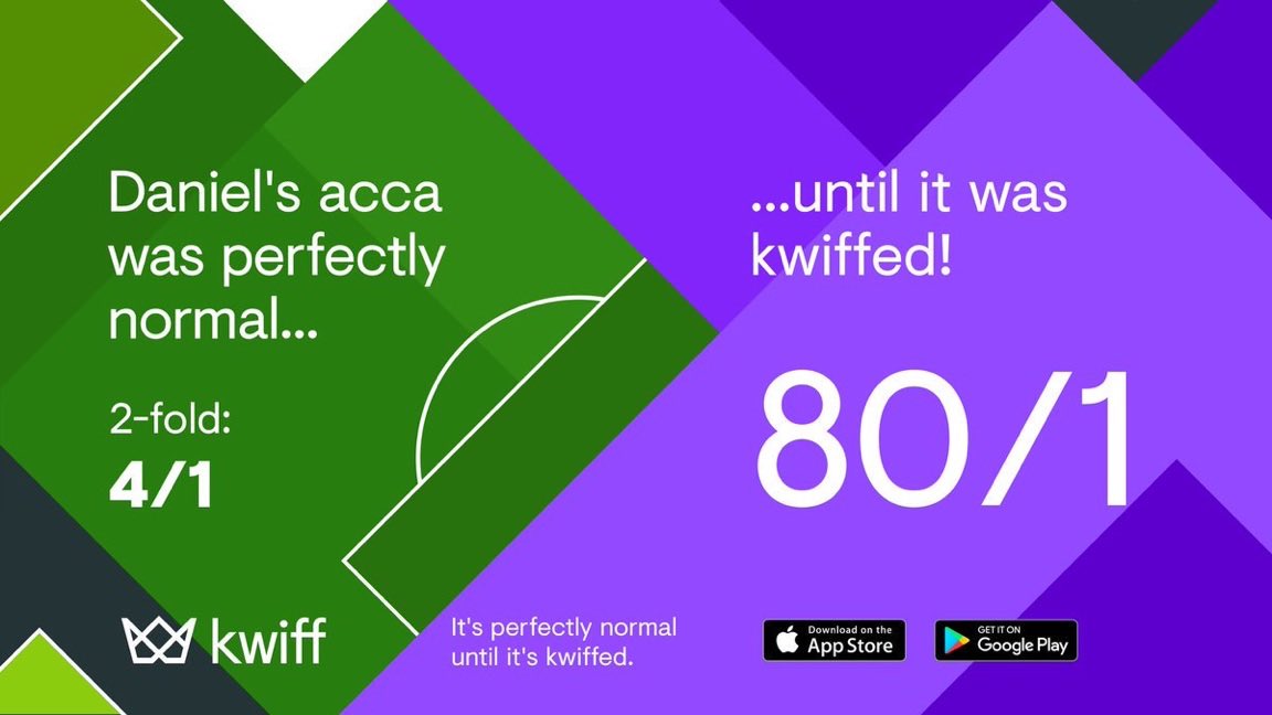 Got your bets ready for the games tonight? Kwiff offer HUGE boosted odds, get on it 🏈 bit.ly/2vO9rLP