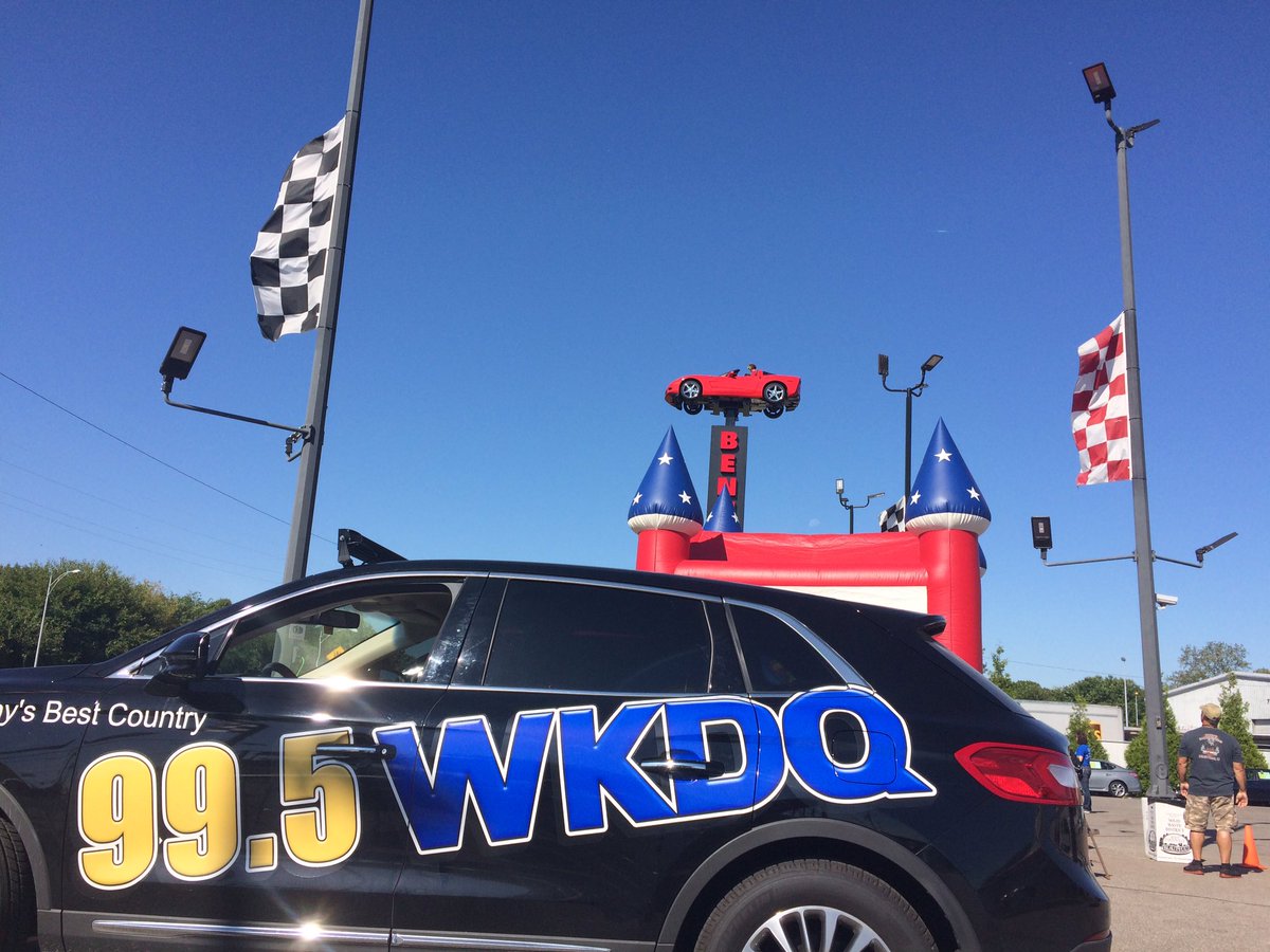 We got <a href="/995wkdq/">99.5 WKDQ</a> , a bounce house, and a corvette high in the sky! It's the final day of the <a href="/Dreamcarmuseum/">Dream Car Museum</a> Dream Big Weekend. 10-5:30.