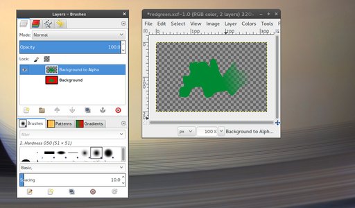 MatNastasi's tweet photo. A color_to_alpha plugin for gimp using minimum distances in 3D color space, superslow but much better than approach.
https://t.co/aLXhG0nc8a https://t.co/fBNPaB9KUK
