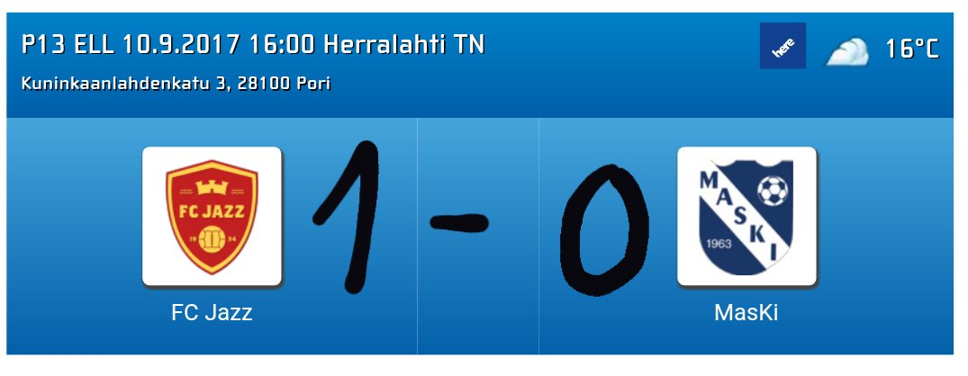 fcjazzP17's tweet photo. P13 Ell  Paikkoja oli useampaankin #herralahti  #junnufutis https://t.co/xWjiwAJ6t3