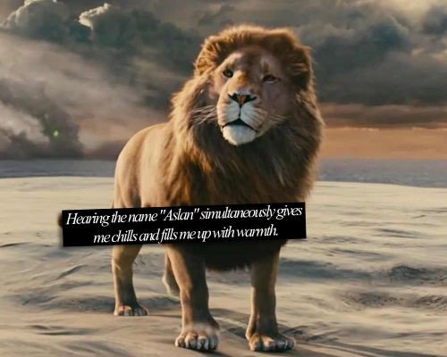 Chronicles of Narnia on X: NARNIA CONFESSIONS: The name Aslan