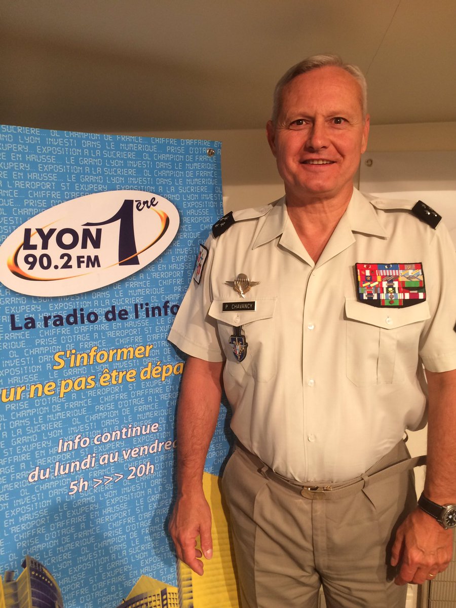 lyondemain's tweet image. Nouvelle saison pour LYON DÉFENSE: l'invité du mois le Général Pierre #Chavancy gouverneur militaire de Lyon @Defense_gouv @Defense_Sud_Est
