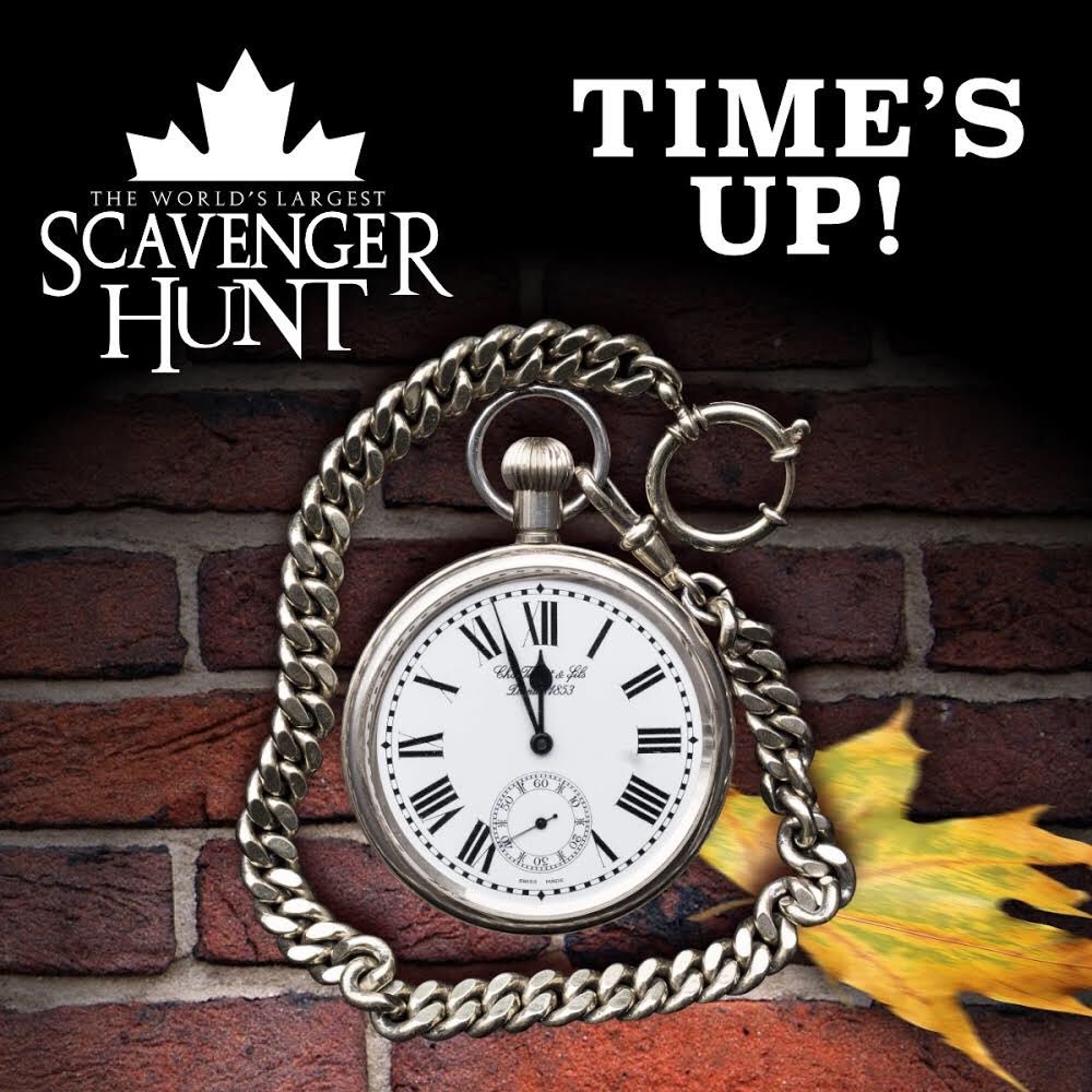 EscapeManor's tweet photo. TIME’S UP! All teams need to return to Marion Dewar Plaza before 2:00PM. #EscapeManor #Find150 #Ottawa2017 https://t.co/iJsgqChuLl