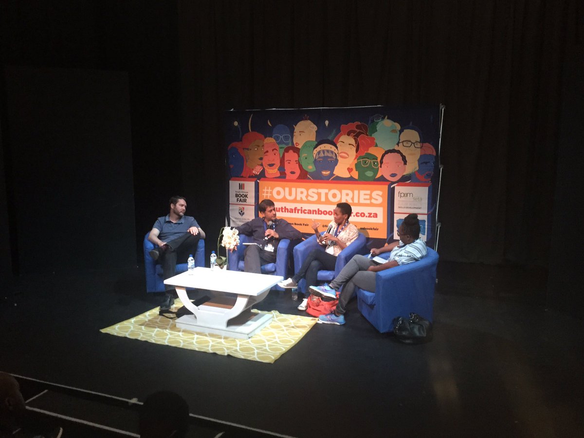 BelenCalvoEU's tweet photo. Beautiful surprise today #SABookFair2017: @lolashoneyin & Bibi @CassavaRepublic Loved ur panel on Literary culture &democracy #OurStories https://t.co/7BLiiEhelI