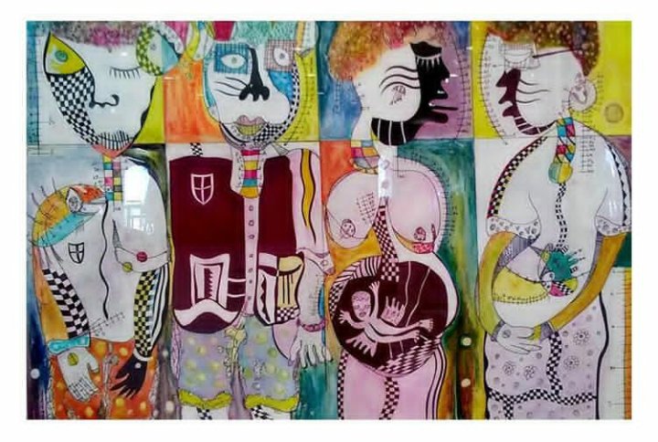 SpiritfestGtown's tweet photo. Visual art at Spiritfest 2017: Zacharia Mukwira work titled Identity. https://t.co/VqwBjiTXwj