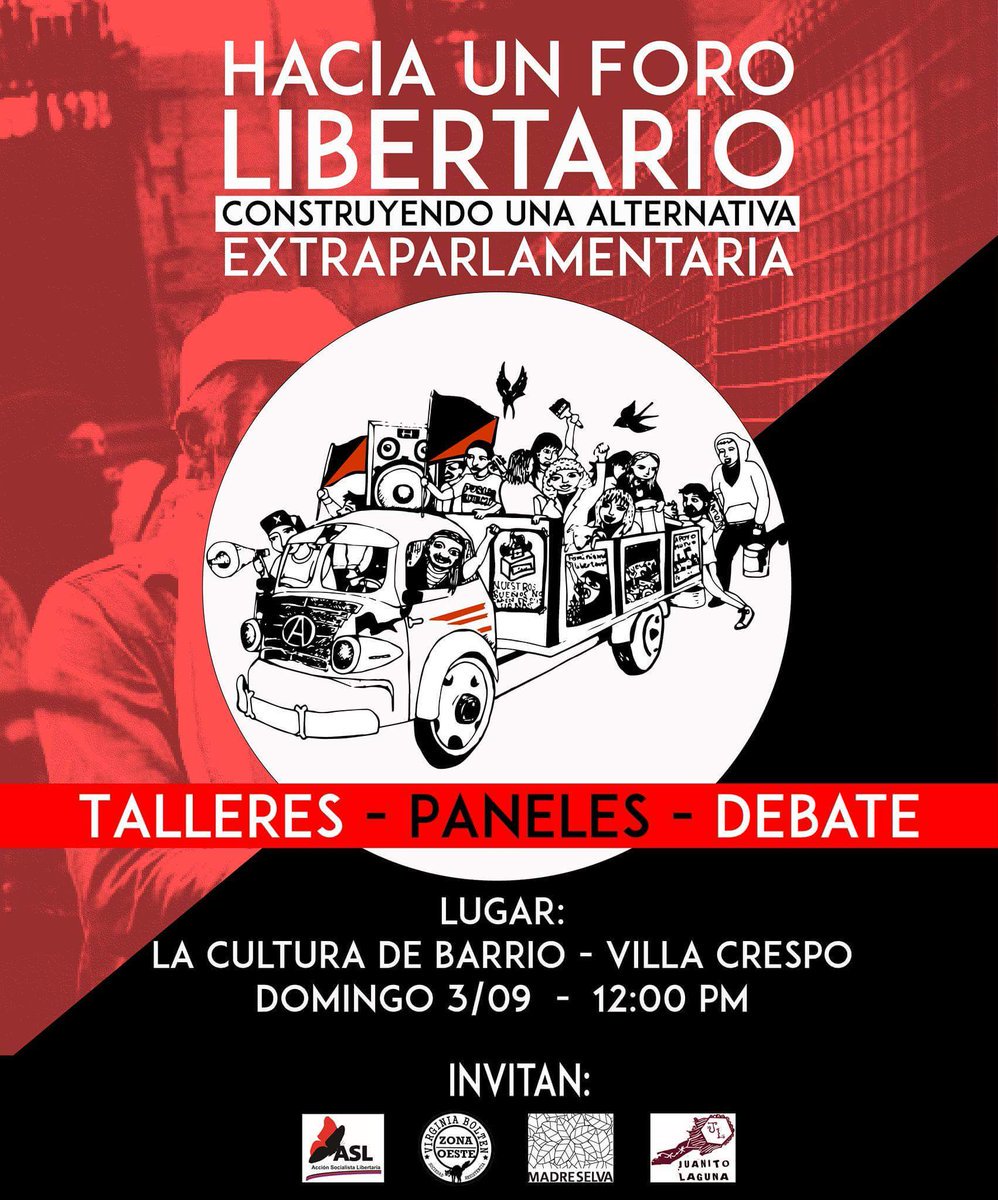RiotLabOstia's tweet photo. ¡Por la construcción de una herramienta extraparlamentaria clasista, feminista y libertaria!
Vía #ForoLibertario
https://t.co/zguGKmj0Ij https://t.co/te9RpoyMHT