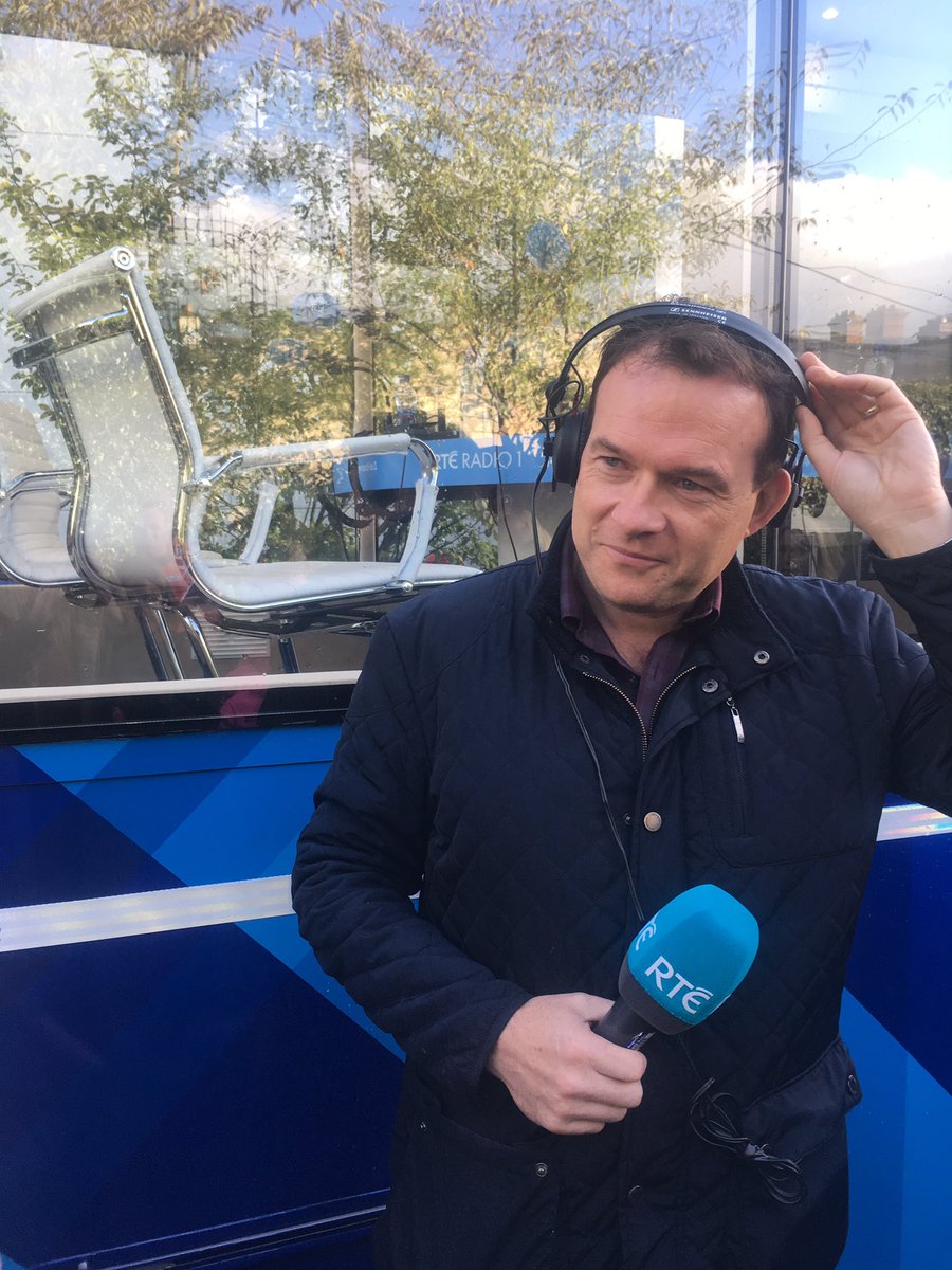 RTERadio1's tweet photo. We're live with the @themartysquad now outside @CrokePark after the All Ireland Camogie final. https://t.co/tfSe0t3wex