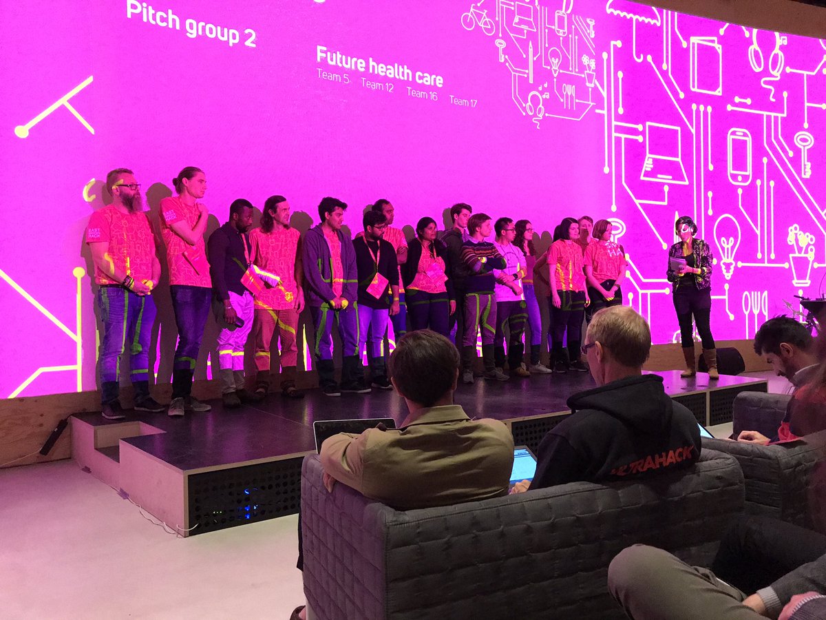 The teams hacking future #healthcare solutions #ESH17