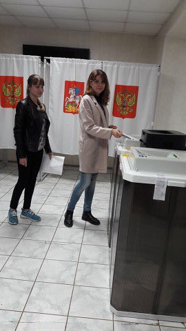 Последние избиратели сделали свой выбор. В 20:00 участки закрылись. Впереди-подсчёт голосов. #нарофоминск #выборы2017 #выборы