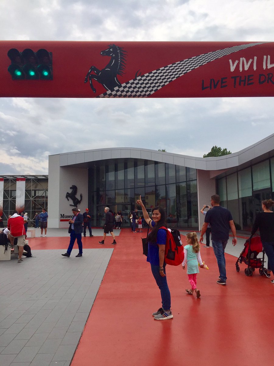 margietyaz's tweet photo. Today, in Maranello visiting Ferrari museum. Best weekend as a ferrari fan. . #70ferrari @ScuderiaFerrari https://t.co/5aOnob9w8w