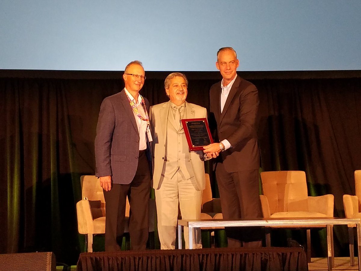dvieder's tweet photo. Congrats 2017 #PositivelyPrint Awardee @SappiNA, received by Daniel Dejan (c), concluding great OUTLOOK 17 at #Print17. https://t.co/Lsuwi3ps9M