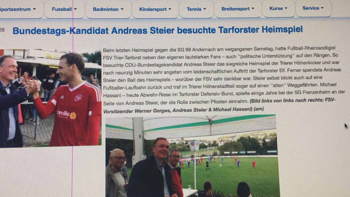 AndreasSteier's tweet photo. Die Stadionzeitung vom FSV Tarforst berichtet auch schon über meinen Besuch😉
#aumfb https://t.co/Y2FydLfhWn