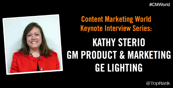 Content Marketing World Keynote Interview: Kathy Ster marketingfeast.com/content-market… #onlinemarketing #internetmarketing