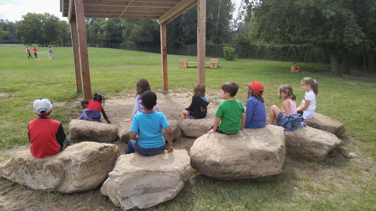Nos élèves adorent les nouveautés de la cour d'école!