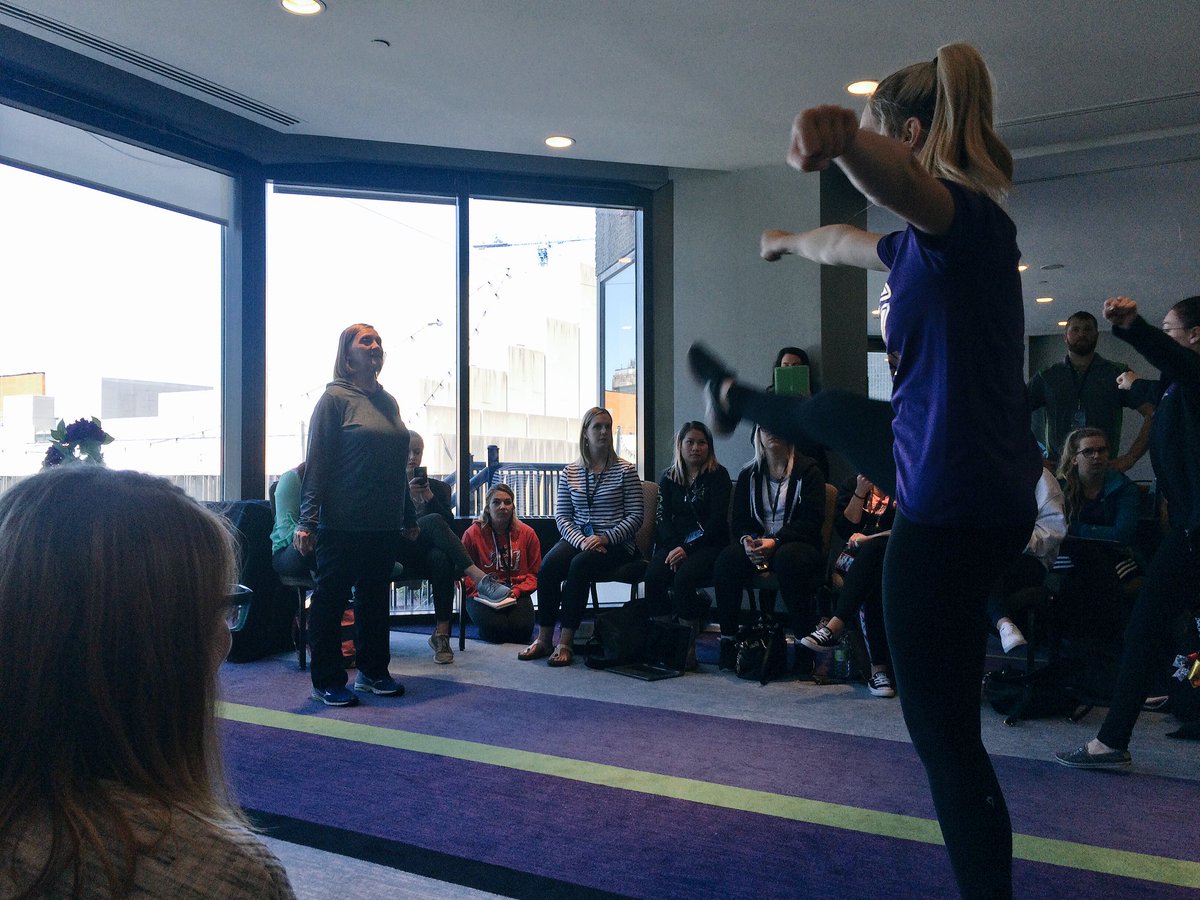 CheerSmartEdu's tweet photo. "The best way to prevent injury is getting the body stronger" from @loveoftumbling #SpringConf2017 #alwayslearning https://t.co/tiIfkJT0hZ