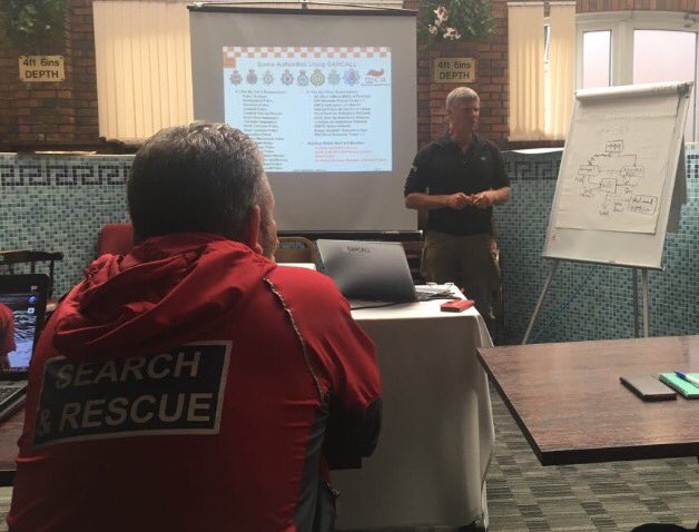 CheshireSar's tweet photo. Special thanks to @SARCALL_Rescue for coming over to update our Search Managers today. #sarcall #lowlandrescue #forthemisper https://t.co/KS9tW7uvYu