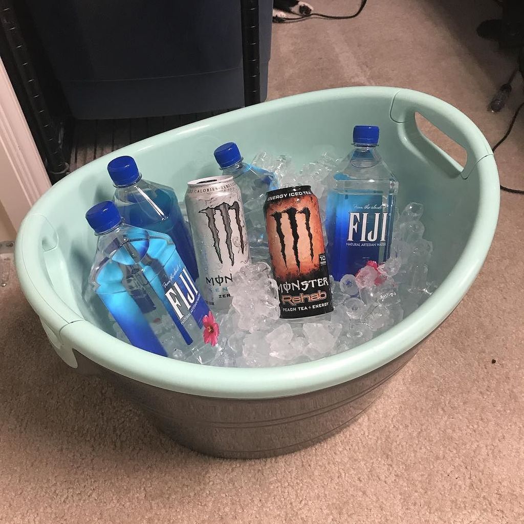 Barnacules's tweet image. My wife brought us a little care package for #Codegasm. #Caffeine #Water