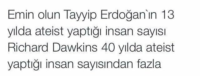 Buna katılıyorum; bir arkadaşım Cumalara gitmeye başladı, ilk hutbede imam RTE'yi övünce bir daha tövbe etti:)