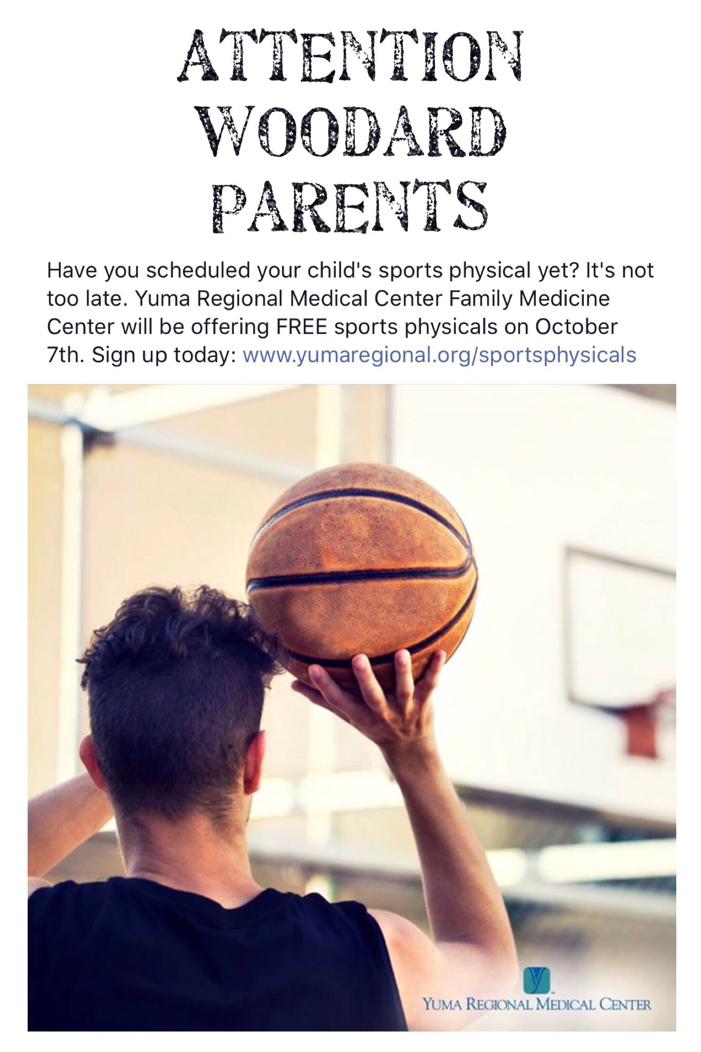 Woodard Junior High On Twitter Free Sports Physicals Sign Up Today