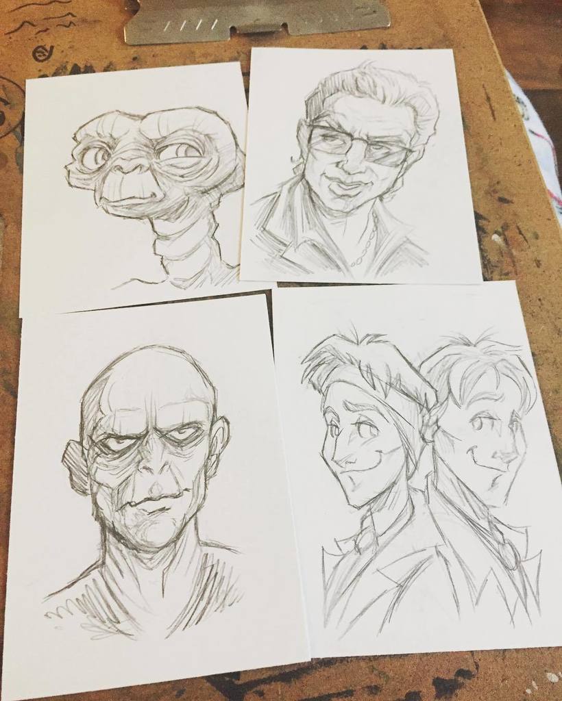 KeelHaulKate's tweet photo. More sketches while still waiting. #keelhaulkate #katecarleton #illustration #universalstudios #harrypotter #weasleytwins #voldermort #ianm… https://t.co/u71LuTfBCk