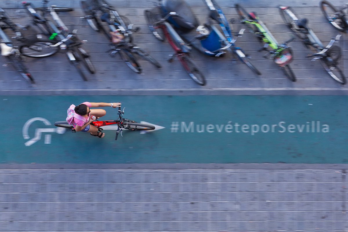 DIGITALANGAR's tweet photo. Y por el #Carrilbici #MuéveteporSevilla en @Ayto_Sevilla con #turifoto18 #AngarDigital https://t.co/ugJ14FjPyy
