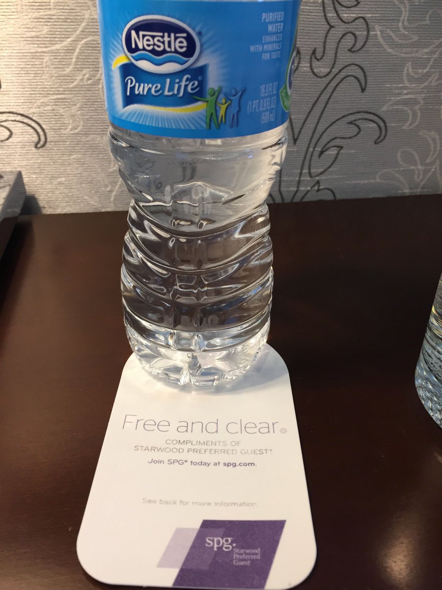 AswimInPlastic's tweet photo. really poor "free" giveaway @LeMeridienCamb #spglife LET"S REFILL AND #REUSE @spgassist https://t.co/jYpb6bp4TP
