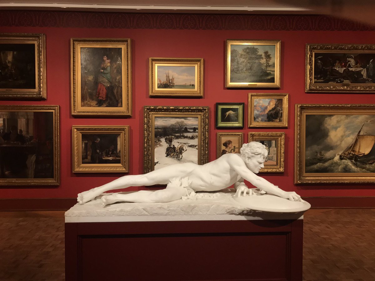 Some of favorite pieces from today at <a href="/MilwaukeeArt/">Milwaukee Art Museum</a>, including an original Monet. Enjoyed analyzing the cultural variation w/ <a href="/jmbrylski/">Joan Brylski</a>