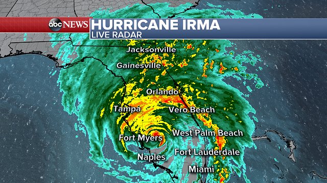 Abc News On Twitter Hurricane Irma Latest Category 2 105 Mph Winds Located 35 Miles Ene Of Ft Myers Https T Co Kjsbp0f9ep