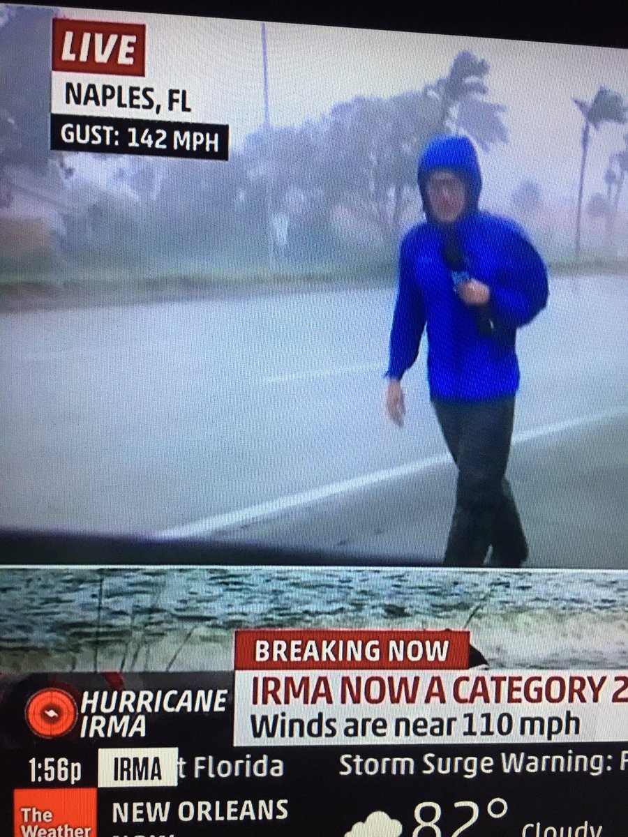 TitosCrystal's tweet photo. He was like... about to tango with this beast! #irma https://t.co/yoq8RFX0mH