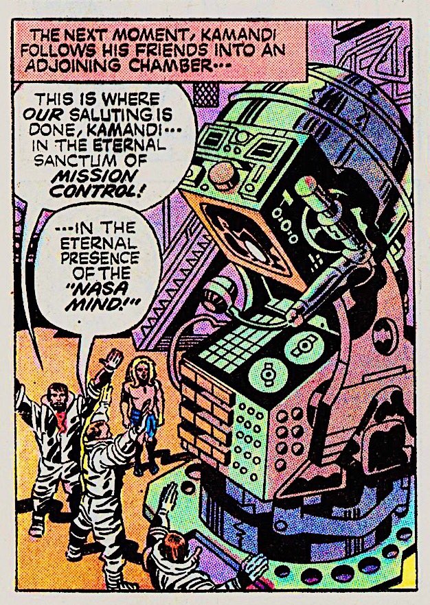 Kirby Tech! 

"NASA Mind"

Kamandi #9

#JackKirby