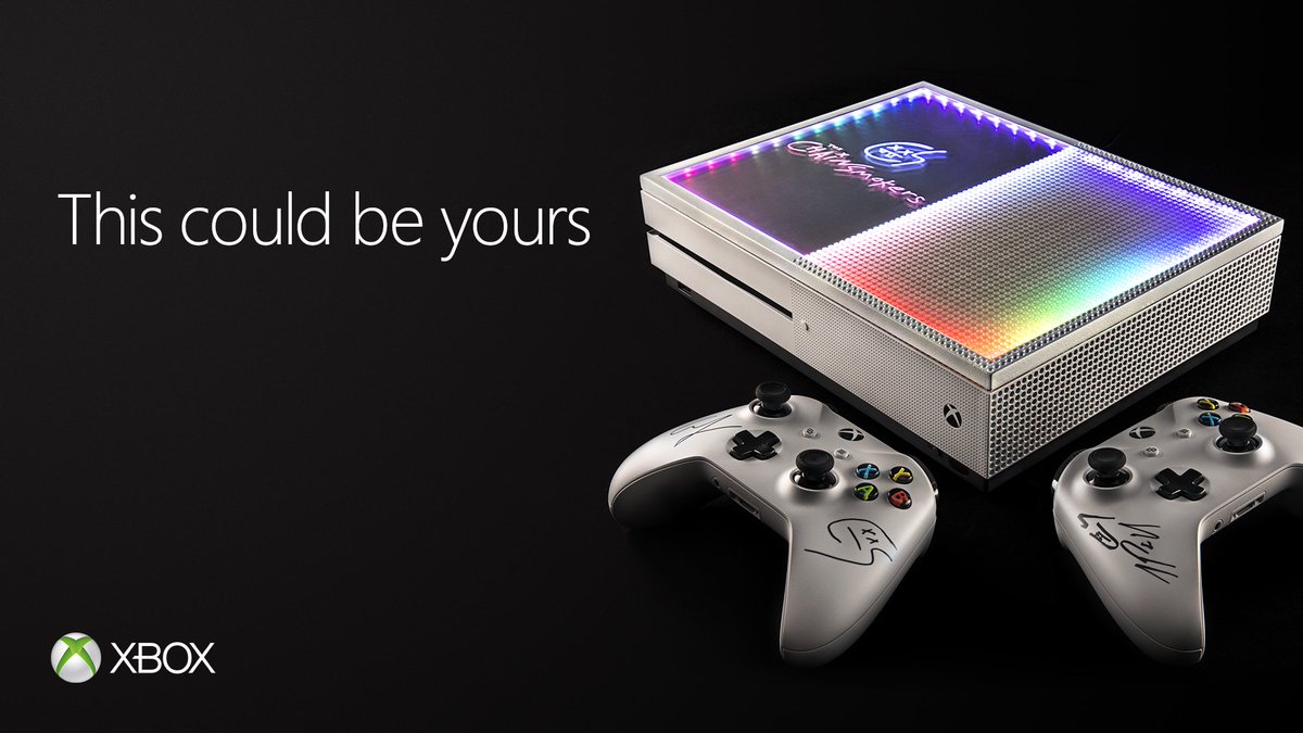 Like what you see? Enter to win this custom #XboxOneS console—good luck!  https://t.co/1aLUIT5sNL, image size:1200x675