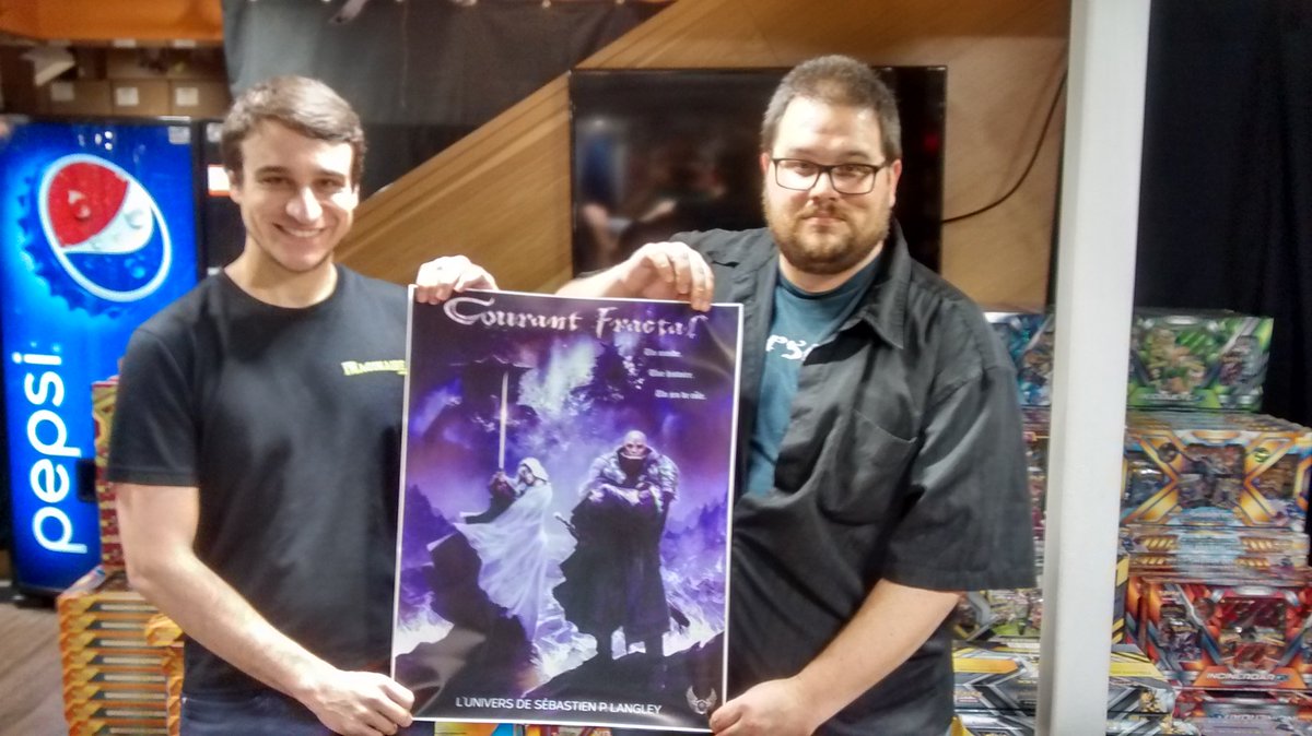 StreamFractal's tweet photo. Une table ravie de son expérience Courant fractal!
Joueurs de Québec, ce n'est que le début. 
#courantfractal #boutiqueimaginaire #jdr https://t.co/dBI9apApQ1