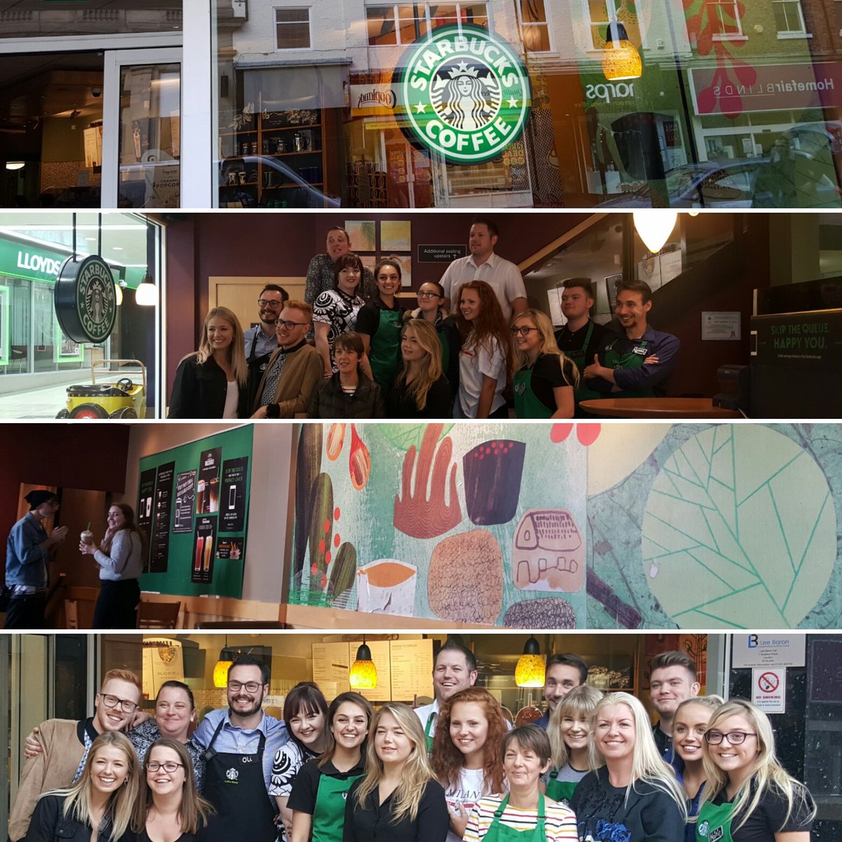 MrAlecDeacon's tweet photo. End of an era! From the old guard to the new recruits, you did the brand proud. Hold your heads high. #Starbucks #StarbucksDarlo #10Years ☕ https://t.co/pAxEVOoV6a