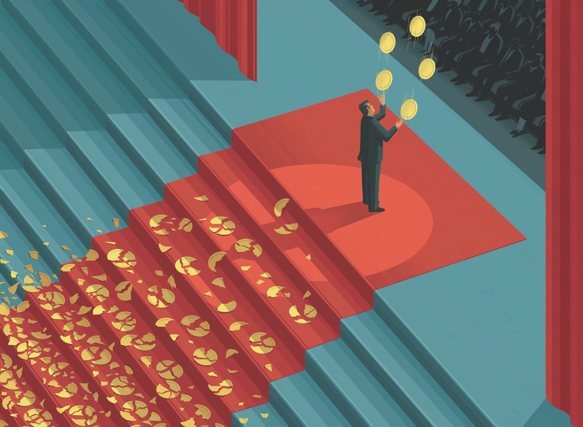 #illustration I did for swiss magazine <a href="/SchweizerMonat/">Schweizer Monat</a> some months ago. Article about #success through #failures .
#Successful #mistakes