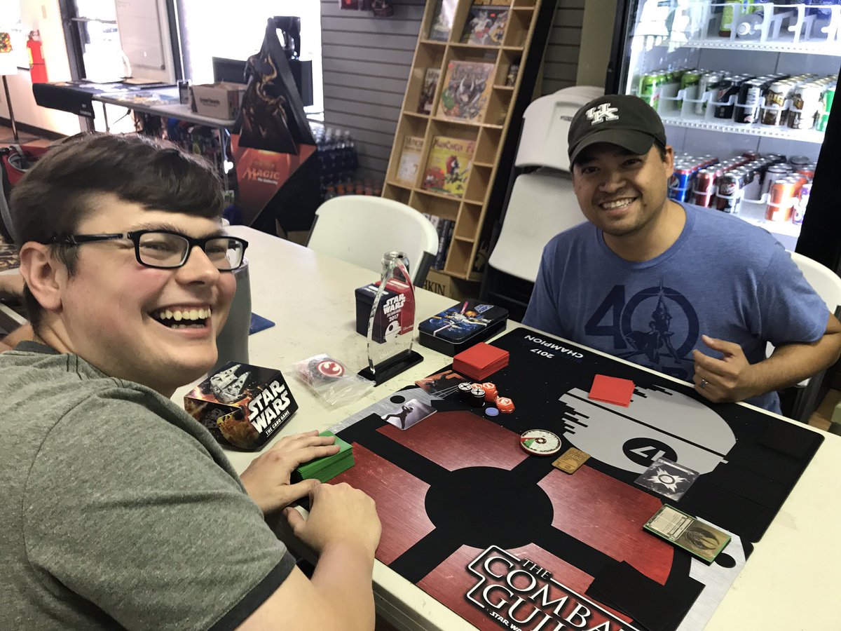BluegrassOpen's tweet image. Star Wars LCG final! Good luck guys! #BGO17 Justin Metcalfe and @dcottingham21