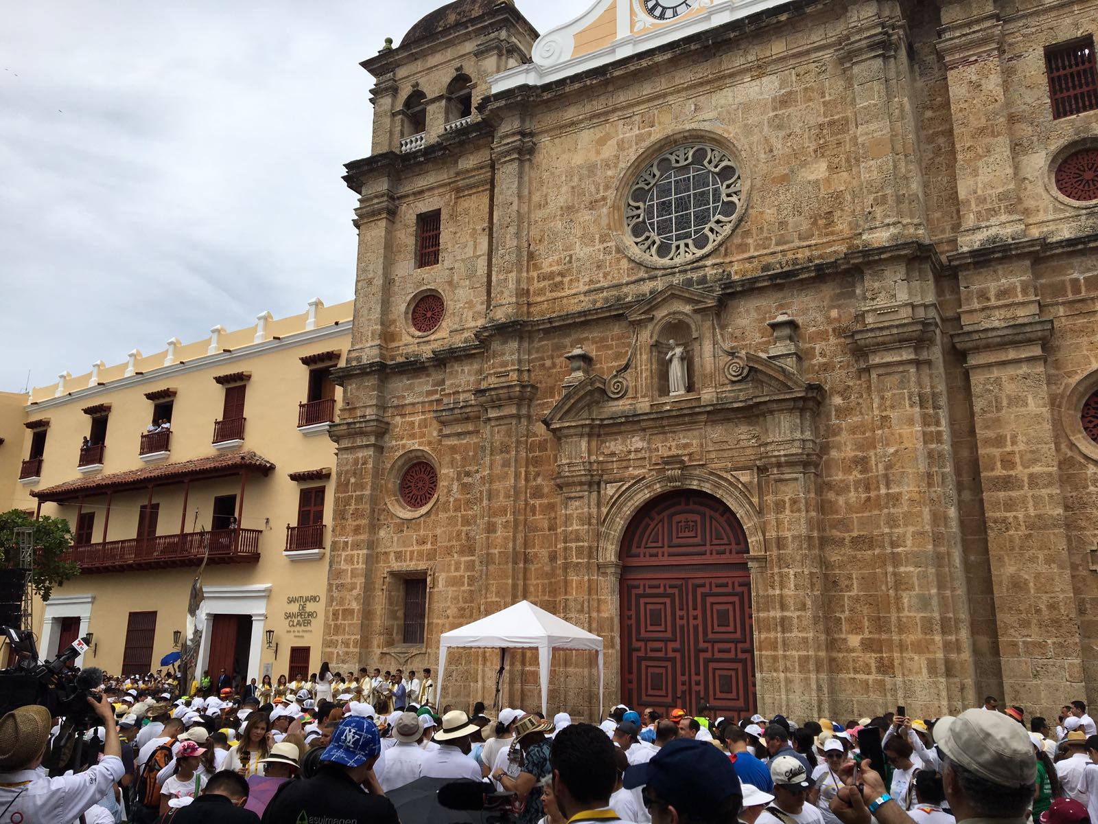 Ángelus del Papa Francisco en la Iglesia San Pedro Claver en Cartagena